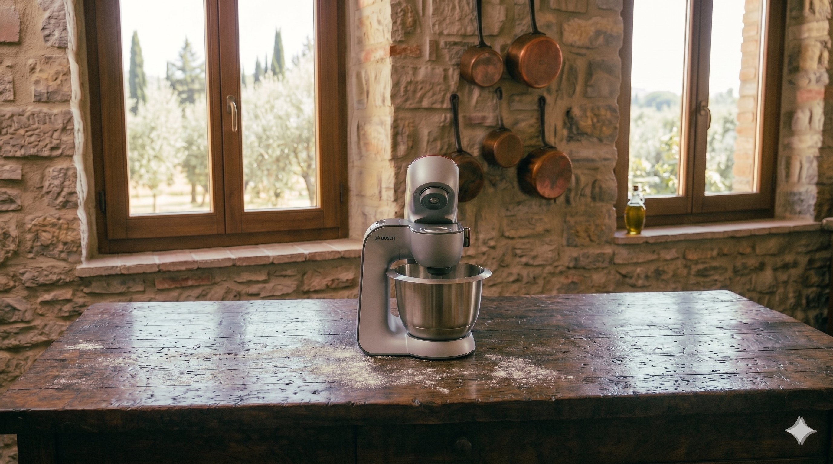 Bosch MUM5 — amasadora económica para empezar con la pizza