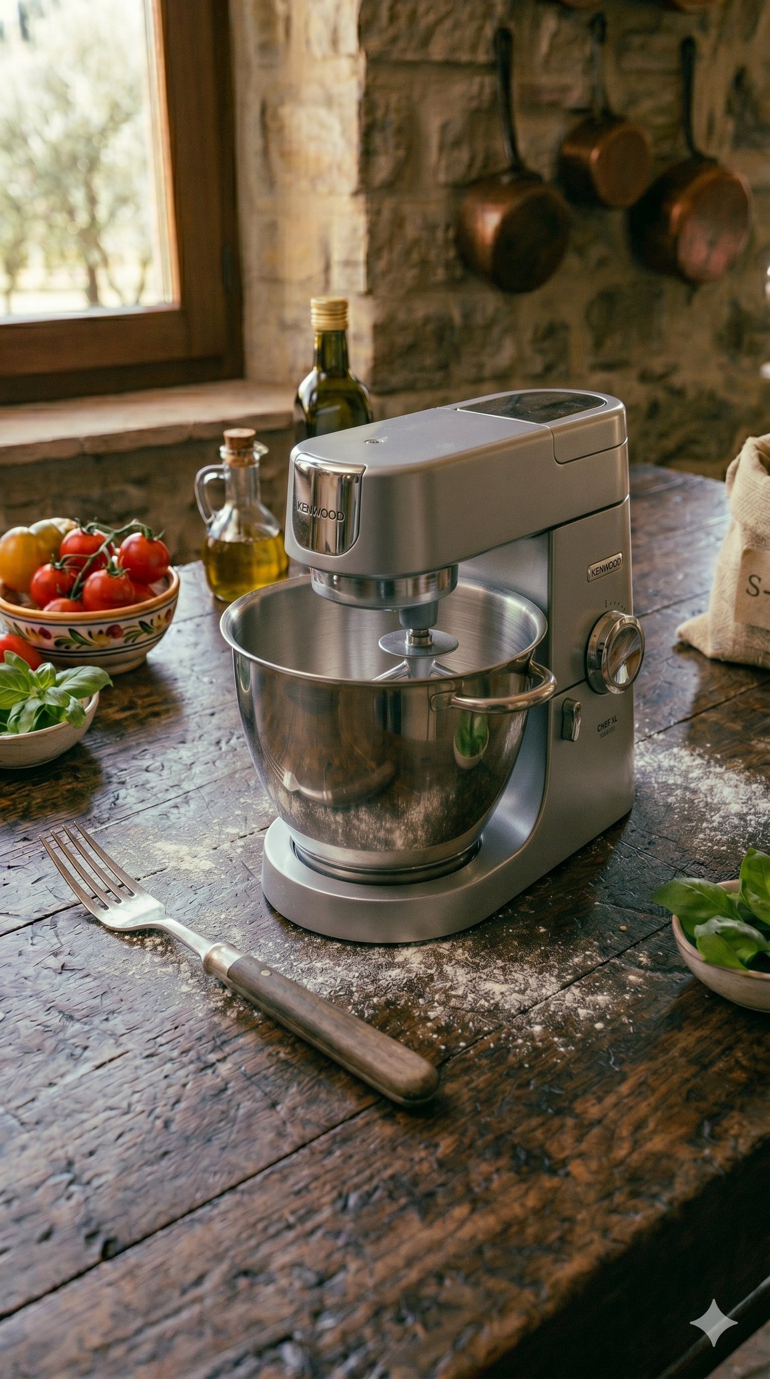 Kenwood Chef XL — amasadora potente para masa de pizza