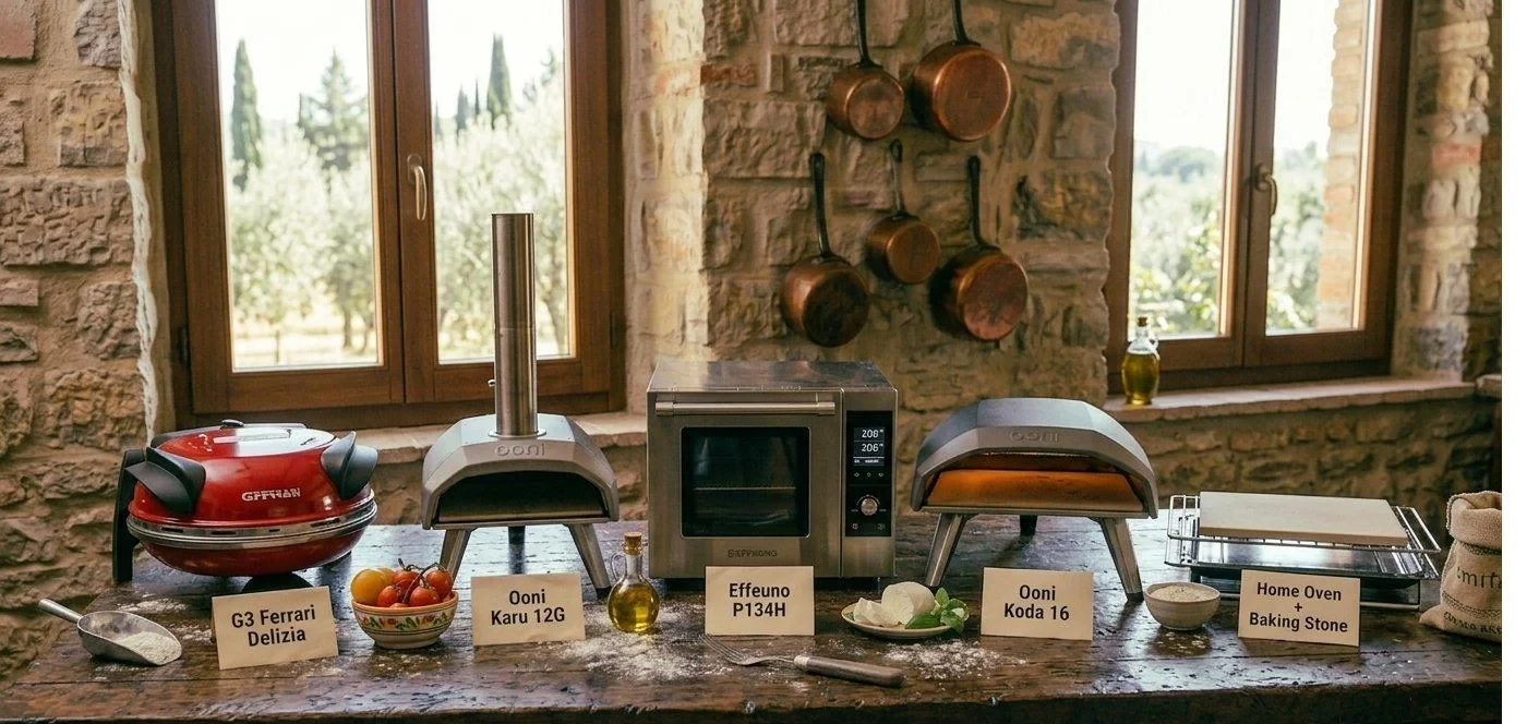 Los 5 hornos para pizza que usan los pizzaiolos en casa